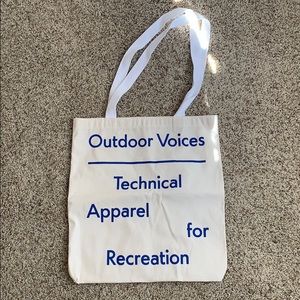 Outdoor Voices Canvas Bag